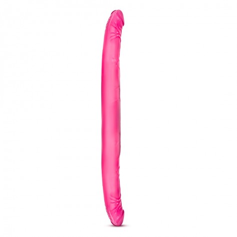 Розовый двусторонний фаллоимитатор B Yours 16" Double Dildo - 40,6 см.